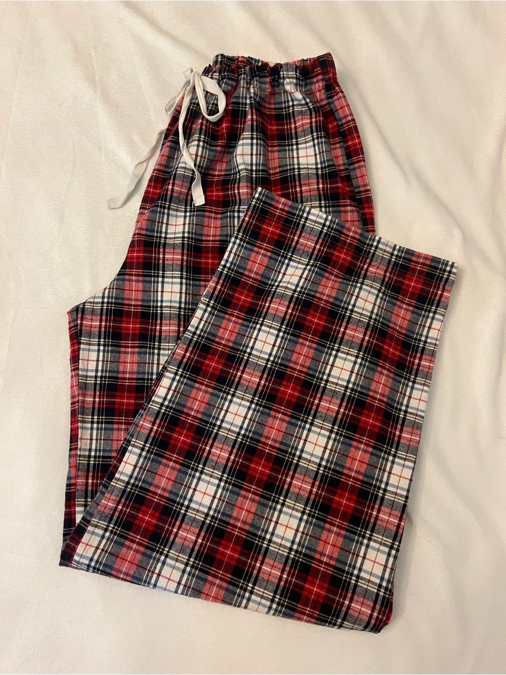 Ralph Lauren Red Black White Plaid Cotton Pajama Pants